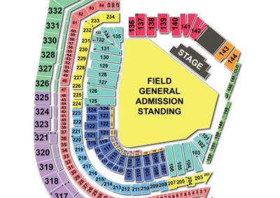 AT&T Park Seating Chart Concert