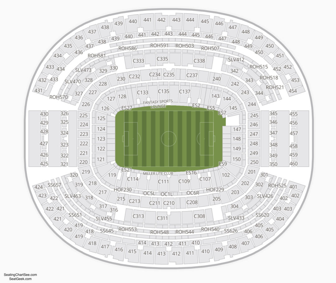 Att Stadium Seating Chart
