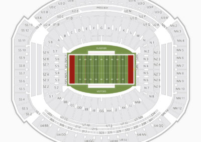 Alabama Crimson Tide Football Seating Chart