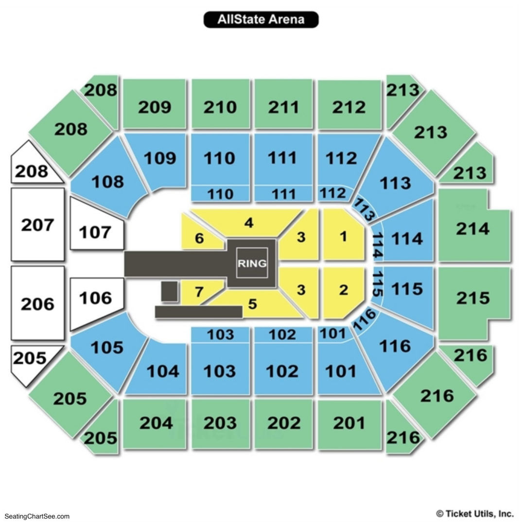 Allstate Arena Seating Chart | Seating Charts & Tickets