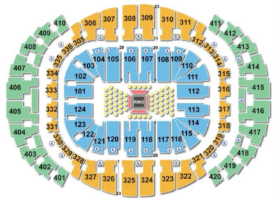 American Airlines Arena Seating Chart Boxing