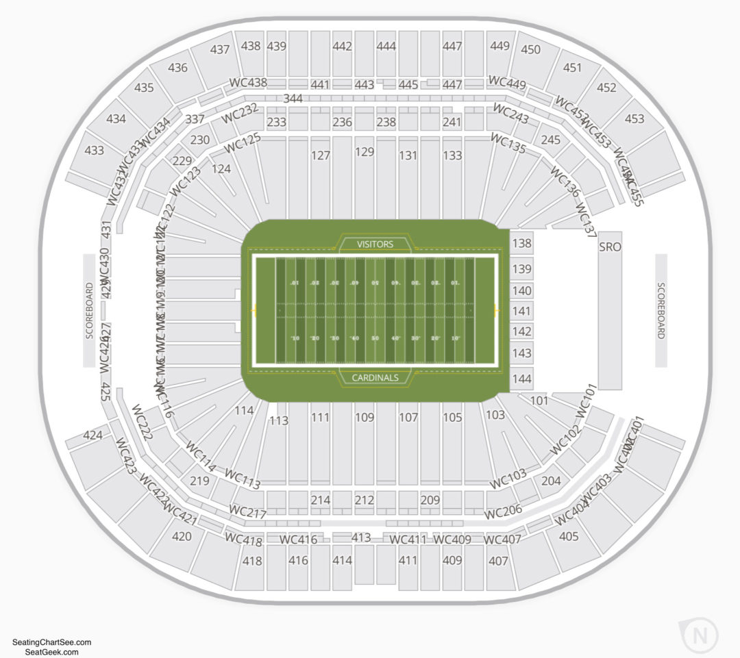University Of Phoenix Stadium Seating