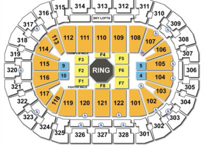 BOK Center UFC Seating Chart