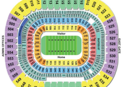 Bank of America Stadium Football Seating Chart