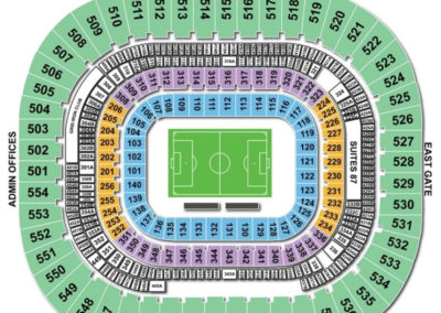 seating bank chart america stadium soccer