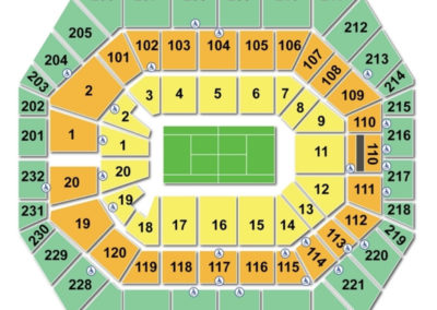 Bankers Life Fieldhouse Tennis Seating Chart