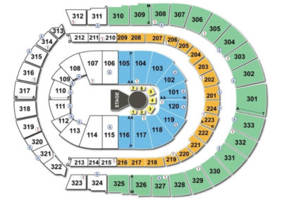 Bridgestone Arena Cirque Seating Chart