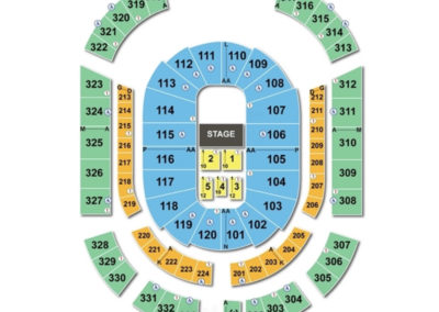 Bridgestone Arena Theater Seating Chart