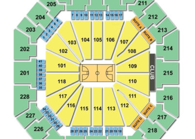 Colonial Life Arena Seating Chart Basketball