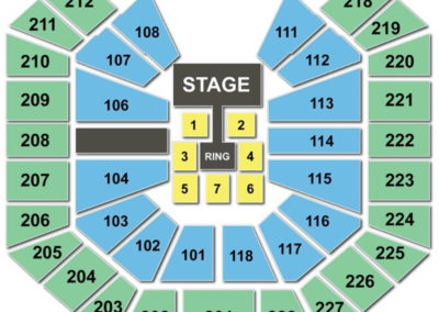 Colonial Life Arena Seating Chart WWE