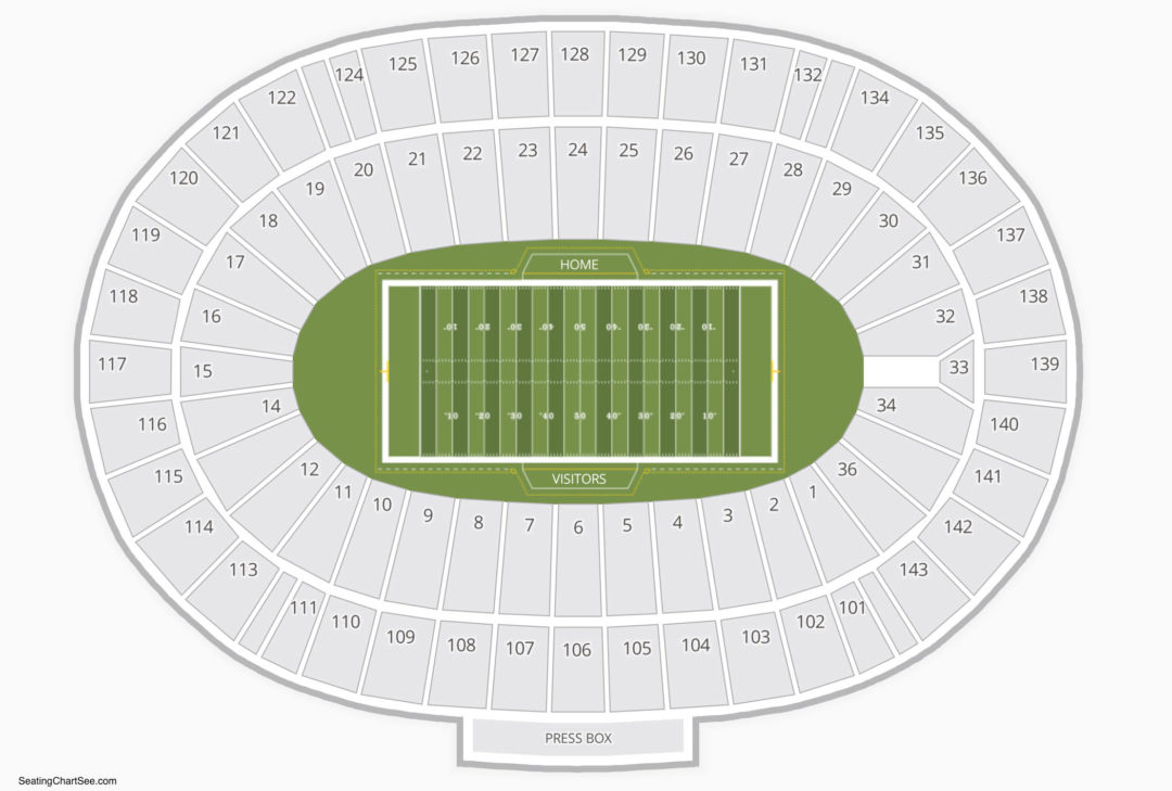 At T Cotton Bowl Seating Chart