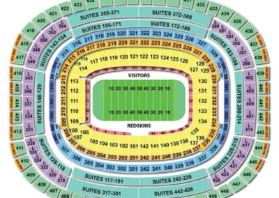 FedEx Field Football Seating Chart