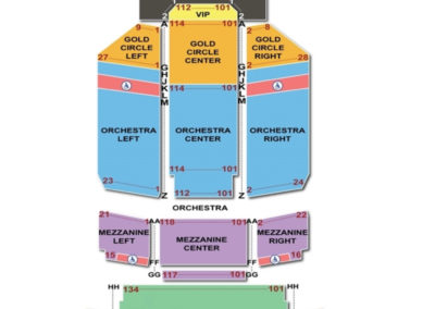Fox Performing Arts Center Seating Chart