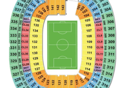 Foxborough Gillette Stadium Soccer Seating Chart