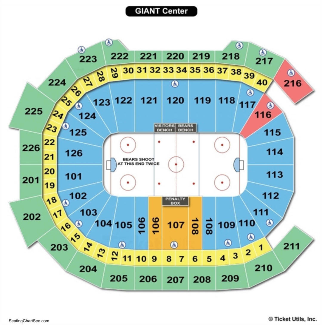Giant Center Seating Chart Charts Tickets