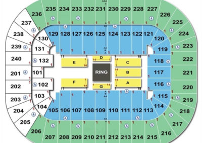 Greensboro Coliseum Complex WWE Seating Chart