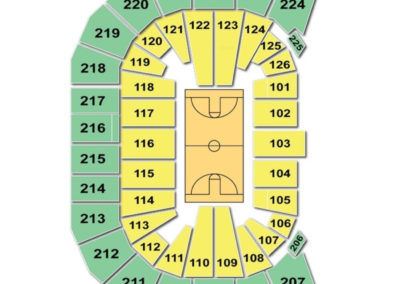 INTRUST Bank Arena Seating Chart Basketball