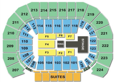 INTRUST Bank Arena WWE Seating Chart