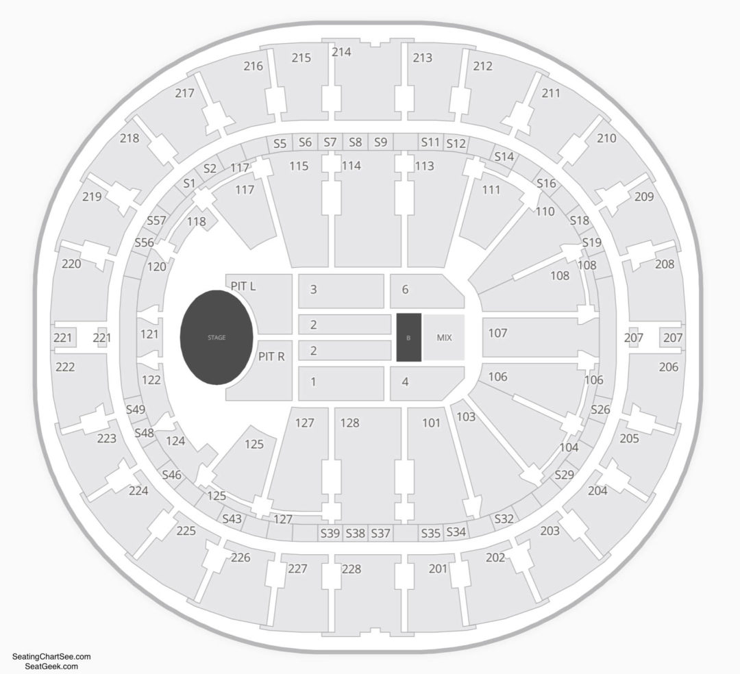 Key Arena Seating Chart Seating Charts Tickets