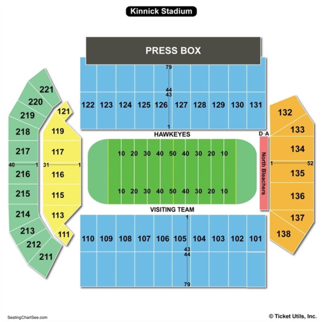 Kinnick Stadium Seating Chart