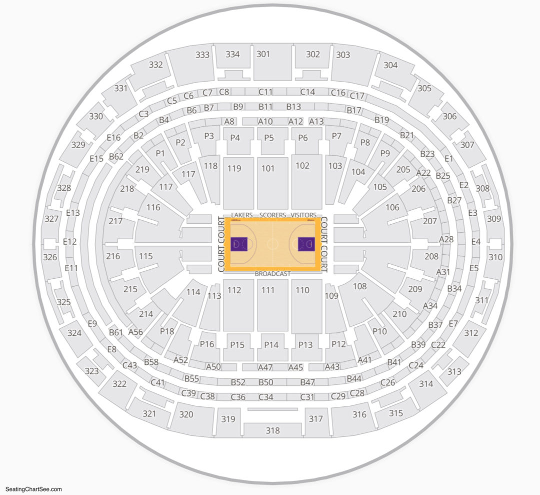 Staples Center Seating Chart Charts Tickets