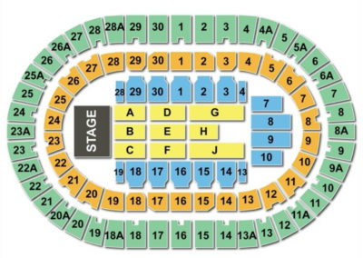 Los Angeles Memorial Coliseum Concert Seating Chart