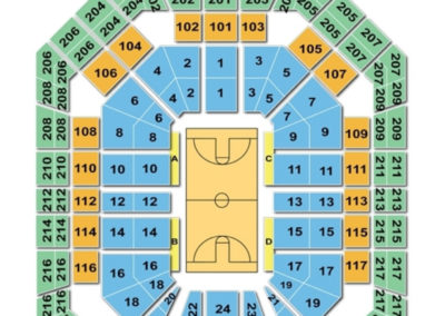MGM Grand Garden Arena Basketball Seating Chart