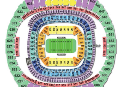 Mercedes-Benz Superdome Football Seating Chart