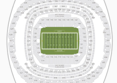 Mercedes-Benz Superdome Seating Chart NCAA Football