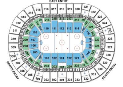 Moda Center Hockey Seating Chart