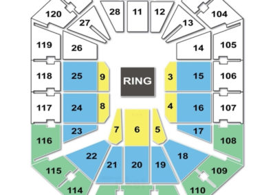 Mohegan Sun Arena Boxing Seating Chart