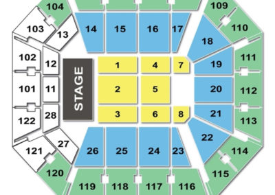 Mohegan Sun Arena Concert Seating Chart
