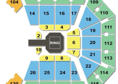 Mohegan Sun Arena WWE Seating Chart