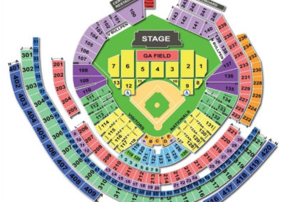 Nationals Park Seating Chart Concert