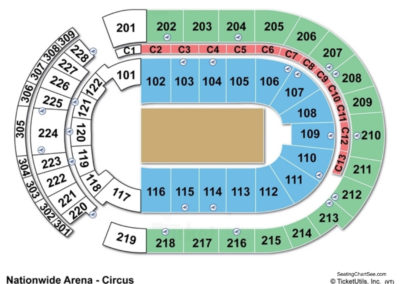 Nationwide Arena Seating Chart Charts Tickets