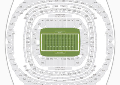 New Orleans Saints Seating Chart