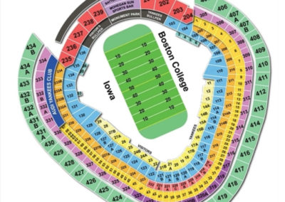 New York Yankee Stadium Football Seating Chart
