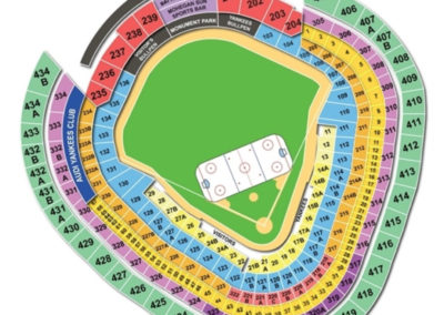 New York Yankee Stadium Hockey Seating Chart