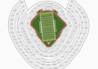 New York Yankee Stadium Seating Chart NFL
