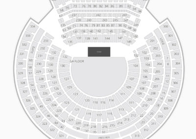 Oakland-Alameda County Coliseum Concert Seating Chart