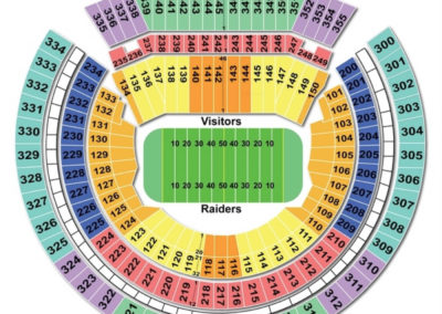 Oakland Alameda County Coliseum Seating Chart Football