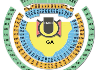 Oakland Alameda County Coliseum Seating Chart U2