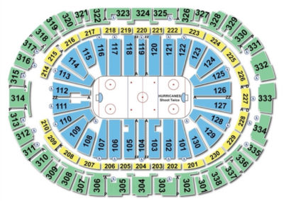 PNC Arena Hockey Seating Chart