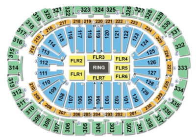 PNC Arena Wrestling Seating Chart