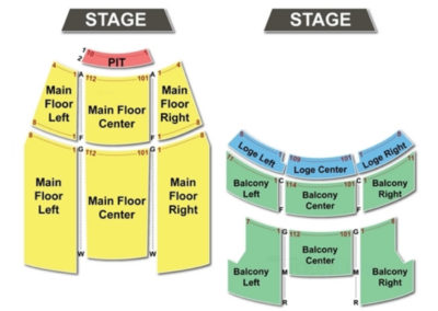 Pantages Theatre Minneapolis seating chart