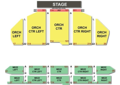 Pantages Theatre Seating Chart Los Angeles