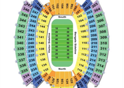 Paul Brown Stadium Football Seating Chart