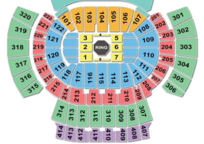 Philips Arena UFC Seating Chart