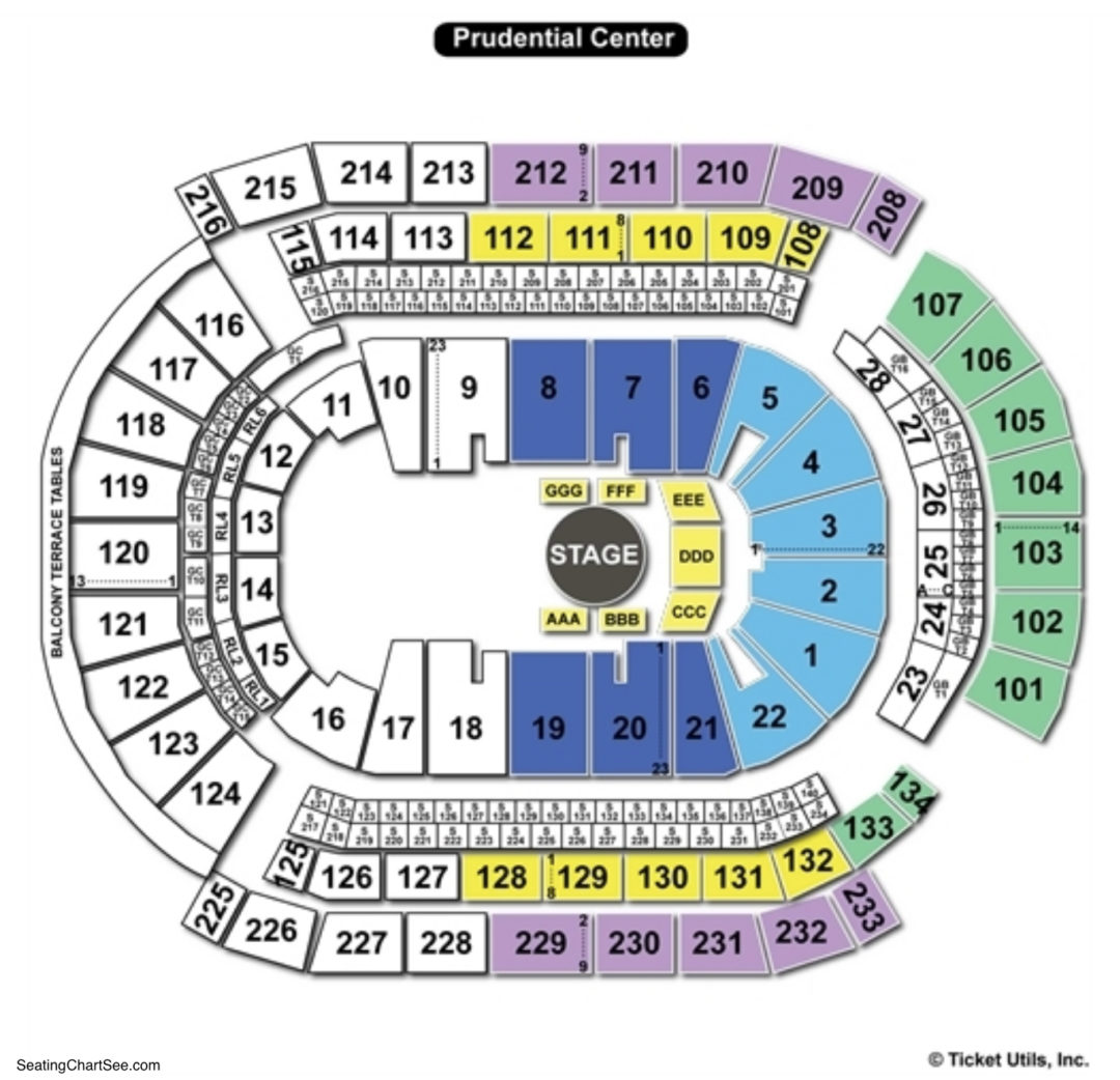 Prudential Center Seating Chart Bts Awesome Home
