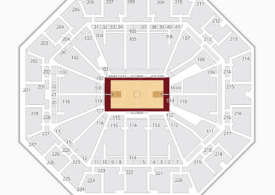 South Carolina Gamecocks Basketball Seating Chart